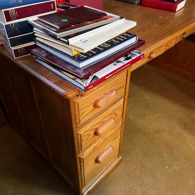 Great Big Corner Oak Desk 