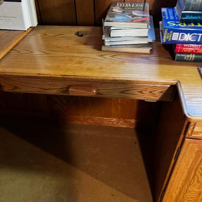 Great Big Corner Oak Desk 