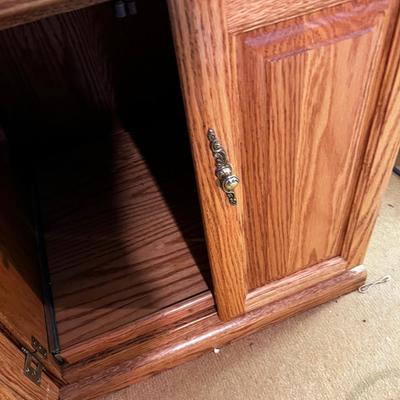 Great Big Corner Oak Desk 