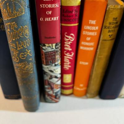 Vintage and Antique Books, Mostly Novels 