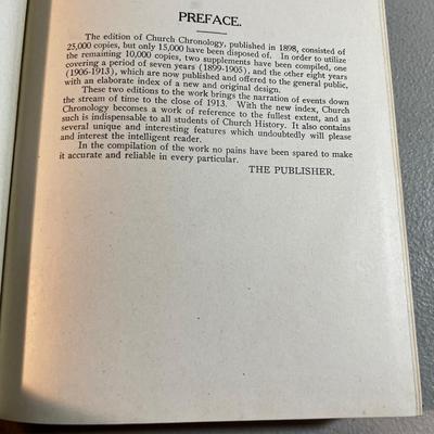 RARE!  Church Chronology By Andrew Jensen 