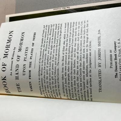 Book of Mormon 1st Large Print Edition 1962