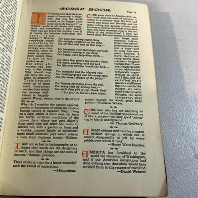 Elbert Hubbard's Scrape Book, Leather Bound