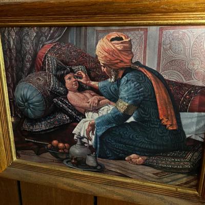 HEALERS Through the Ages (3) Framed Pictures. 