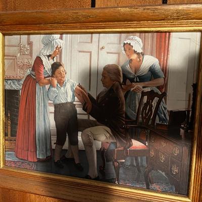 HEALERS Through the Ages (3) Framed Pictures. 