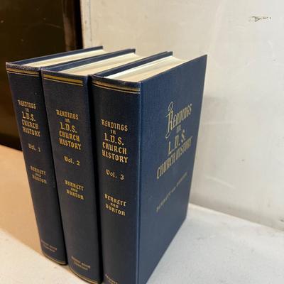 Reading in LDS Church History 3 Volume Set 1953, 1955 & 1958 First Editions! 