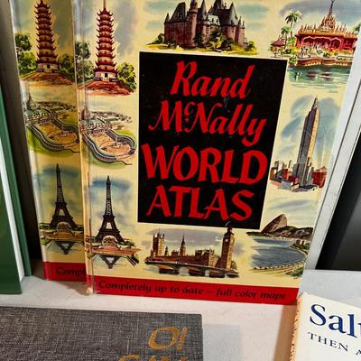 Coffee Table ART Books; Cats of the World, Baseball, Atlas etc. 