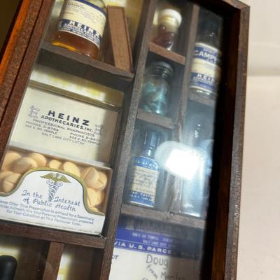 Vintage Pharmacy Shadow Box 