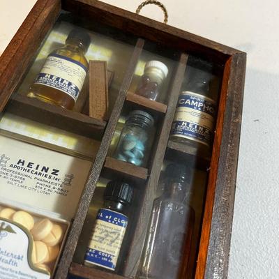 Vintage Pharmacy Shadow Box 