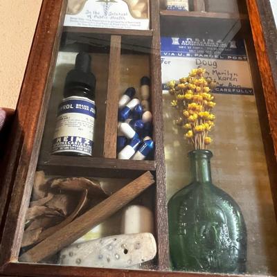 Vintage Pharmacy Shadow Box 