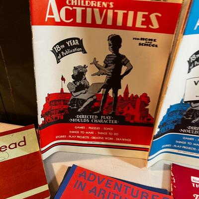 1940's and 1950's Primer Early Reading Books 