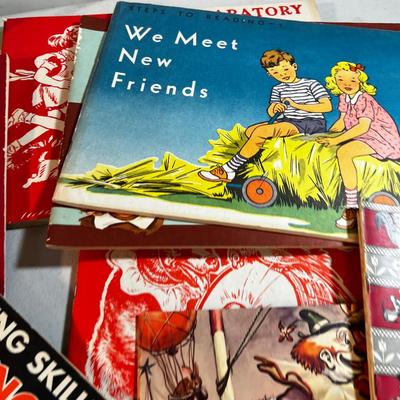 1940's and 1950's Primer Early Reading Books 
