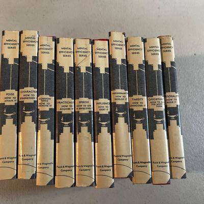 10 Volume Set of the Mental Efficiency Series 