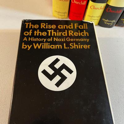 Churchill 5 Volume Set of WWII plus Rise & Fall of 3rd Reich