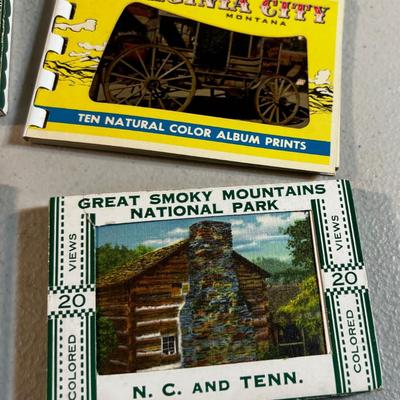 4 Miniature Post card Sets. 