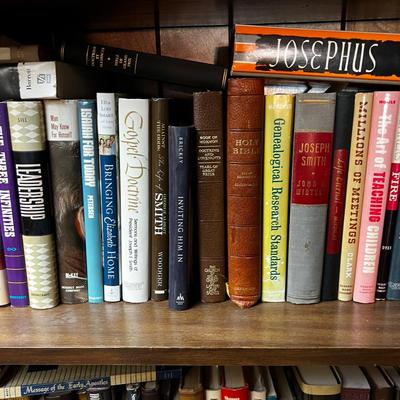 HUGE SET OF LDS Books; Journals, Reference, History ETC. 