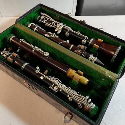 Clarinet in a Case Wood (maybe 2 Clarinets) 
