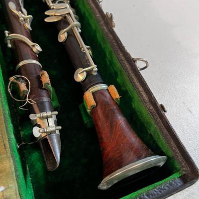 Clarinet in a Case Wood (maybe 2 Clarinets) 