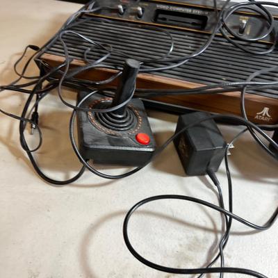 Atari Video Console with 2 game controllers