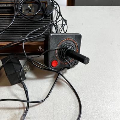 Atari Video Console with 2 game controllers