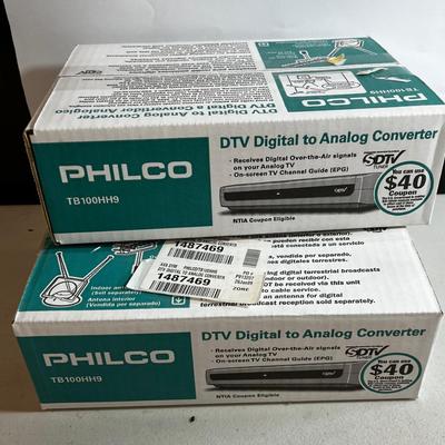 2 Philco Digital Analog Antennas NEW in the Box 
