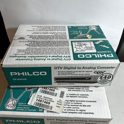 2 Philco Digital Analog Antennas NEW in the Box 