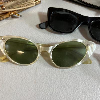 Vintage Sunglasses and Prescription Glasses with cases