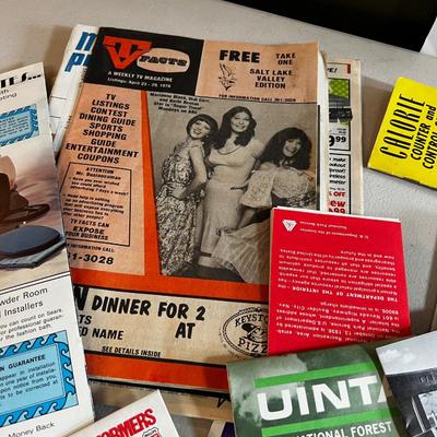 Vintage Map, Brochures, Postcards etc. 