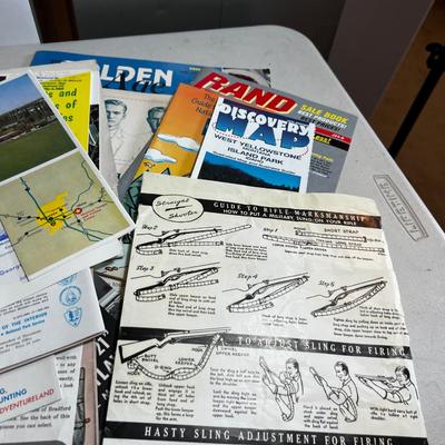 Vintage Map, Brochures, Postcards etc. 