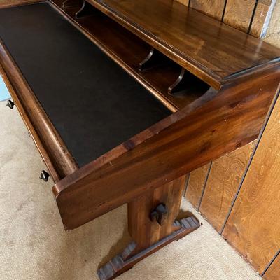 Trestle Style Desk with chair