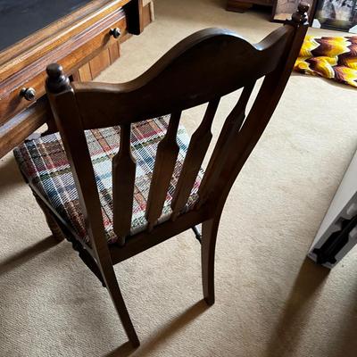 Trestle Style Desk with chair