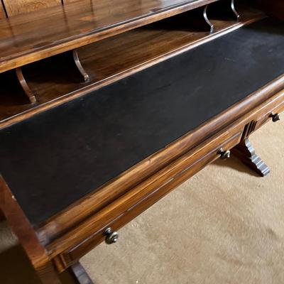 Trestle Style Desk with chair