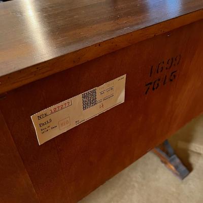 Trestle Style Desk with chair