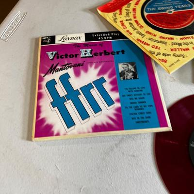 Stack of 45 Records, Holidays, Elvis, Nutcrackers etc. 