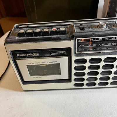 2 Panasonic Stereo Cassette Ghetto Blasters
