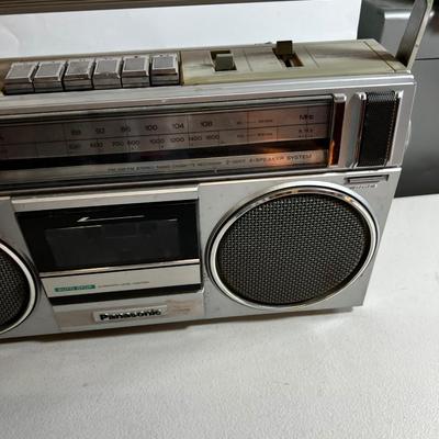 2 Panasonic Stereo Cassette Ghetto Blasters