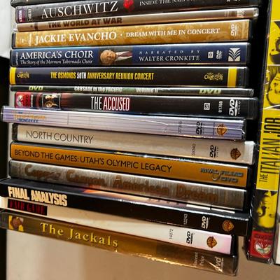 Tray of DVD Mostly Drama and Action Movies 