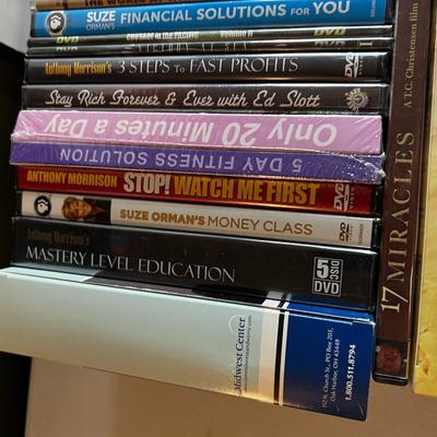 Tray of DVD Documentary, How to and What nots. 