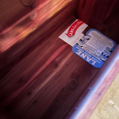 LANE Mahogany Blanket Chest. 