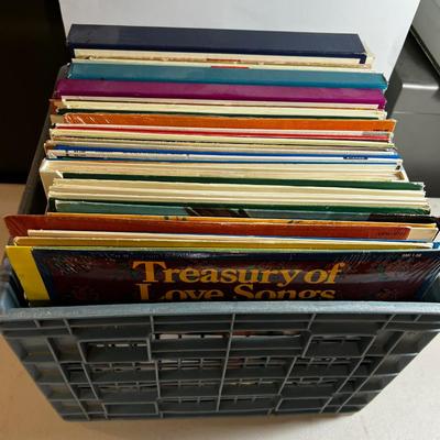 Milk Crate of Albums 12" Vinyl Mostly Classical 