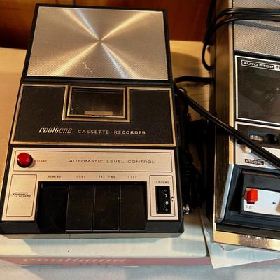 2 Vintage Cassette Recorders 