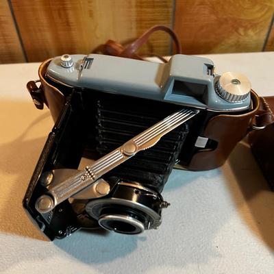 Tourist Kodak Camera with Leather Case
