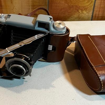 Tourist Kodak Camera with Leather Case