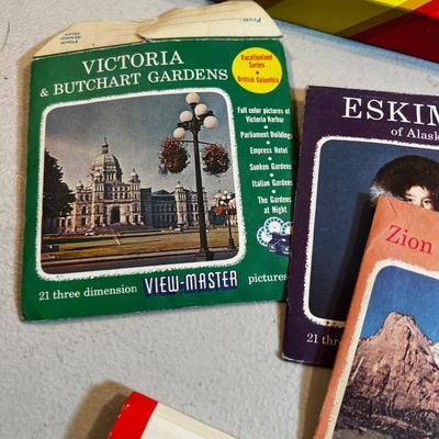 Souvenir Slides and View master Slides. 