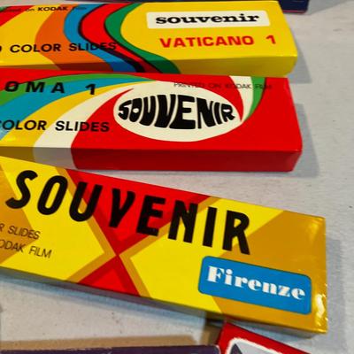 Souvenir Slides and View master Slides. 