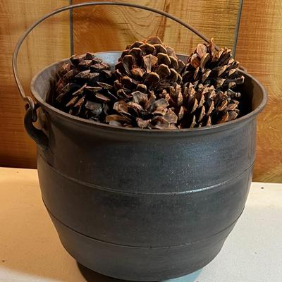 Old Cast Iron Kettle 