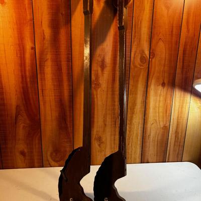 Giddy Up Cowboy ~ 2 Wooden Horse's 