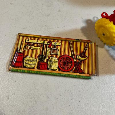 Old Tin Barn Toy