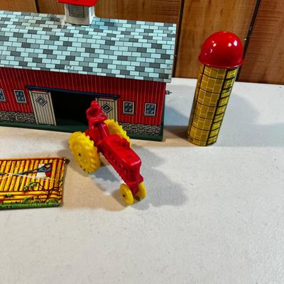 Old Tin Barn Toy
