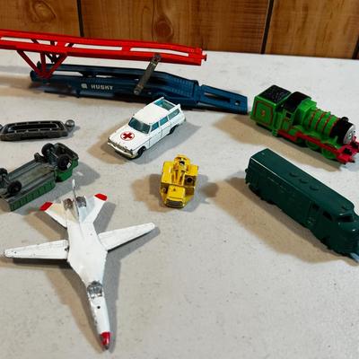 Mixed Lot of Toy Cars, Trains and Planes